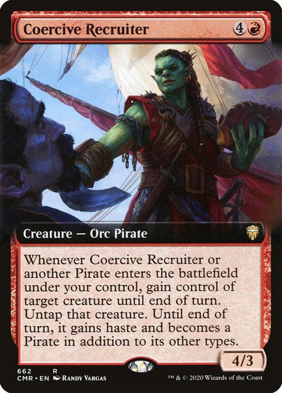 Image for Coercive Recruiter (Extended Art) (Commander Legends) (662) - Magic: The Gathering