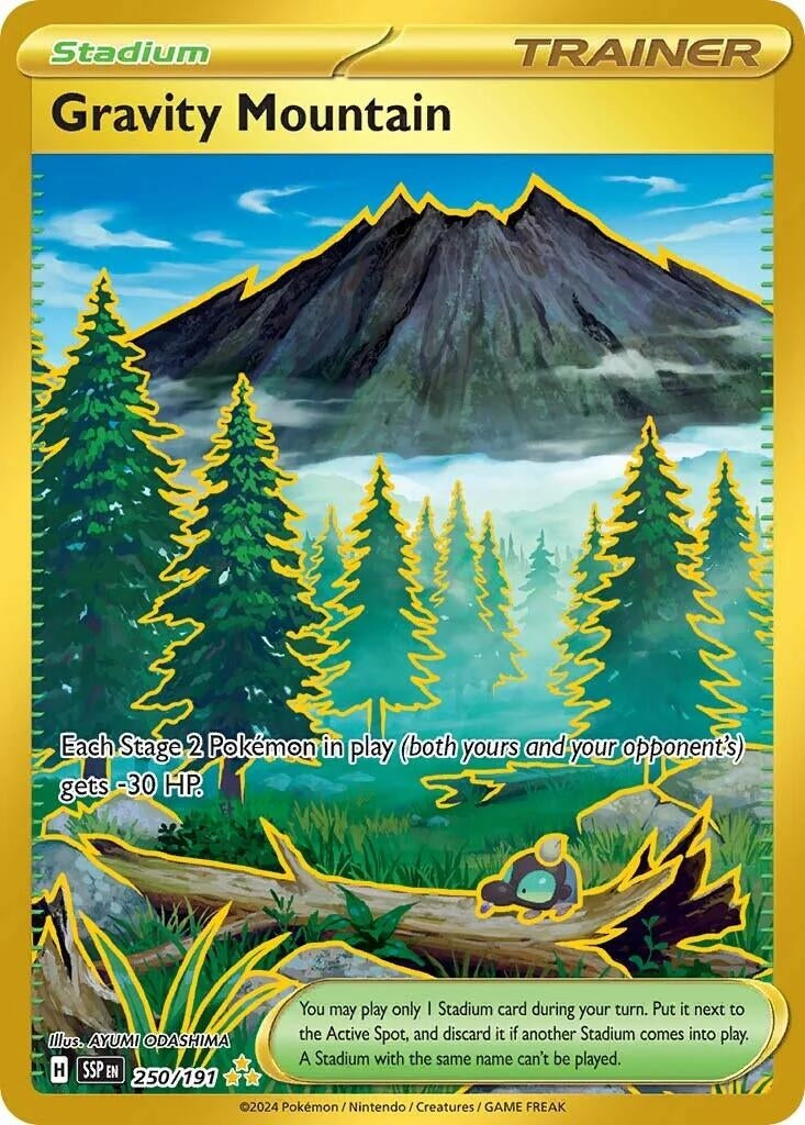 Gravity Mountain (SV08: Surging Sparks) (250/191) 