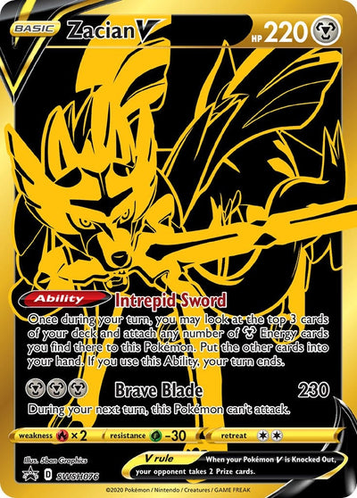 Image for Zacian V - SWSH076 (SWSH: Sword & Shield Promo Cards) (SWSH076) - Pokemon