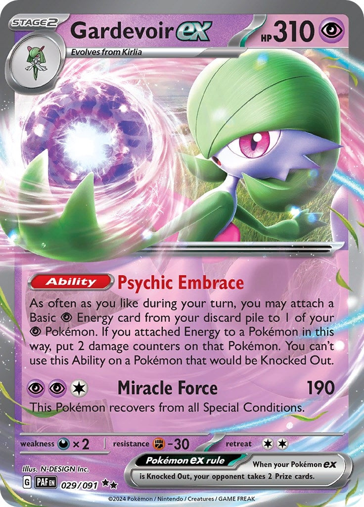 Gardevoir ex (SV: Paldean Fates) (029/091) 