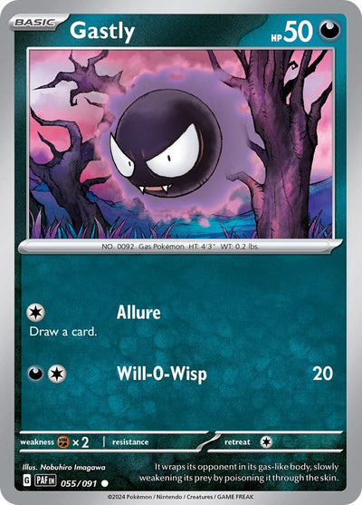 Gastly (SV: Paldean Fates) (055/091) 