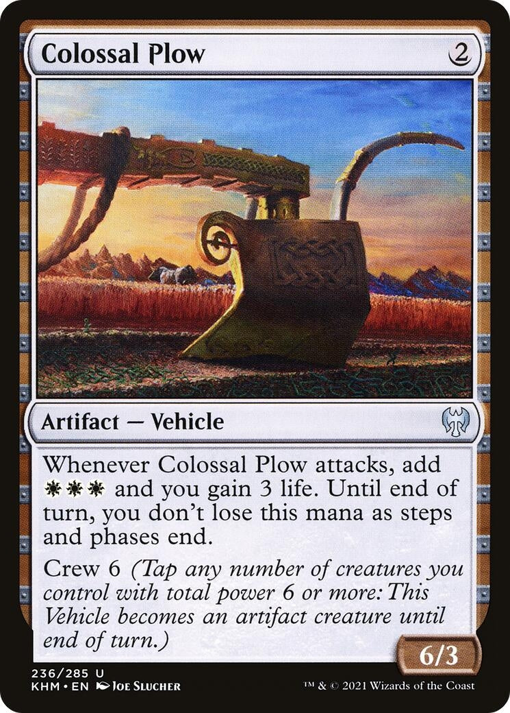 Image for Colossal Plow (Kaldheim) (236) - Magic: The Gathering