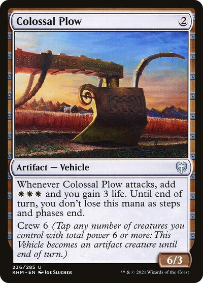 Image for Colossal Plow (Kaldheim) (236) - Magic: The Gathering