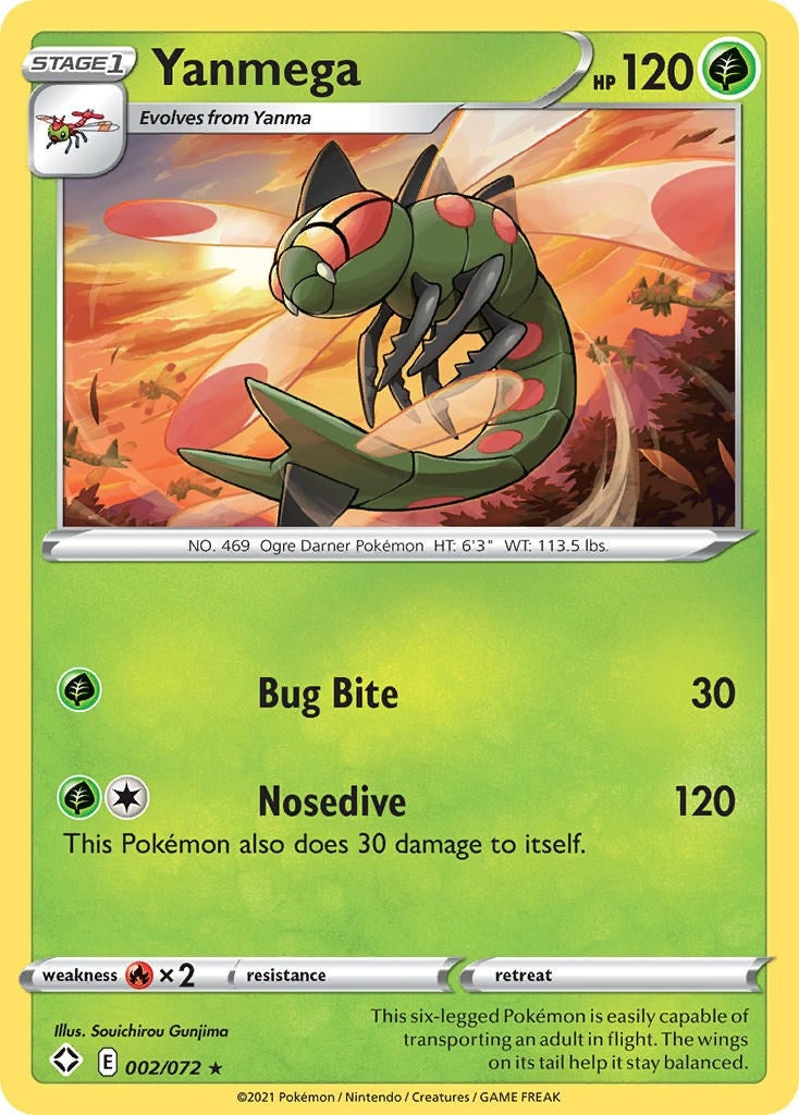Image for Yanmega (Shining Fates) (002/072) - Pokemon