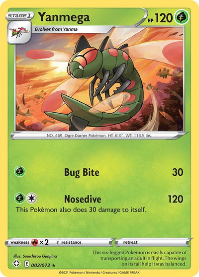 Image for Yanmega (Shining Fates) (002/072) - Pokemon