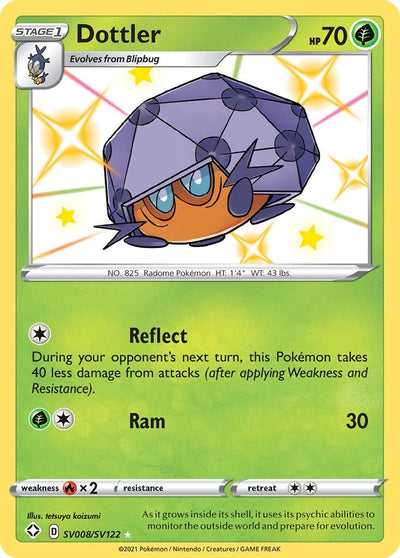 Image for Dottler (Shining Fates: Shiny Vault) (SV008/SV122) - Pokemon