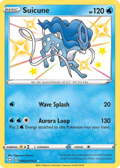 Image for Suicune (Shining Fates: Shiny Vault) (SV022/SV122) - Pokemon