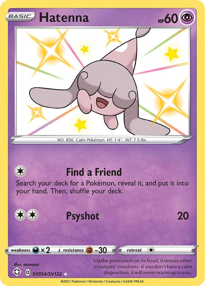 Image for Hatenna (Shining Fates: Shiny Vault) (SV054/SV122) - Pokemon