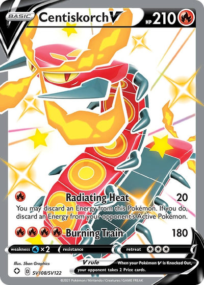 Image for Centiskorch V (Shining Fates: Shiny Vault) (SV108/SV122) - Pokemon