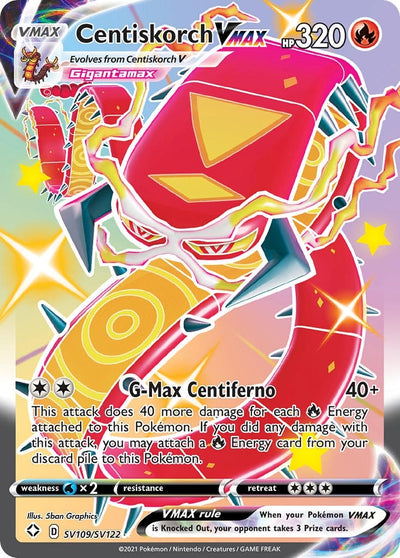 Image for Centiskorch VMAX (Shining Fates: Shiny Vault) (SV109/SV122) - Pokemon
