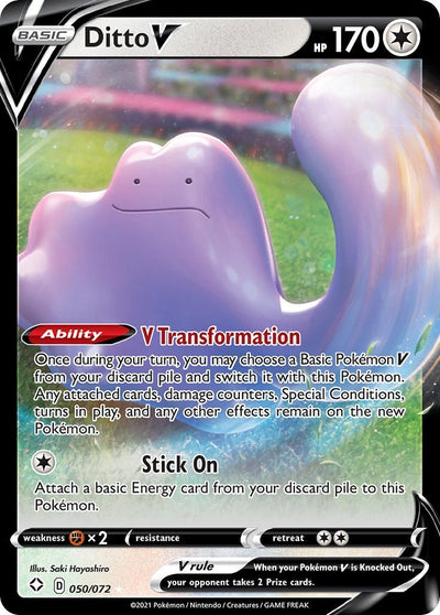 Image for Ditto V (Shining Fates) (050/072) - Pokemon