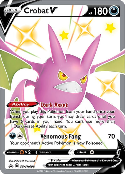 Image for Crobat V - SWSH098 (SWSH: Sword & Shield Promo Cards) (SWSH098) - Pokemon