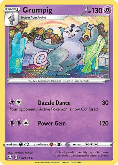 Image for Grumpig (SWSH05: Battle Styles) (056/163) - Pokemon
