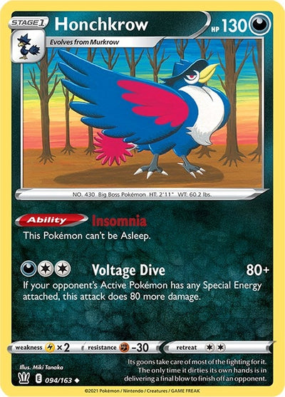 Image for Honchkrow (SWSH05: Battle Styles) (094/163) - Pokemon