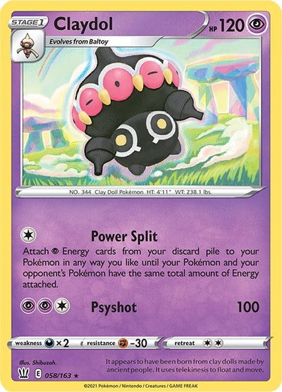 Image for Claydol (SWSH05: Battle Styles) (058/163) - Pokemon