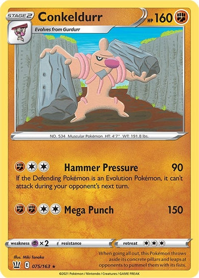 Image for Conkeldurr (SWSH05: Battle Styles) (075/163) - Pokemon