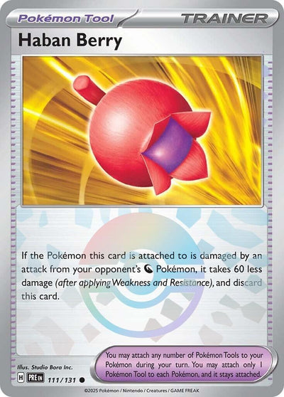 Haban Berry (Poke Ball Pattern) (SV: Prismatic Evolutions) (111/131)