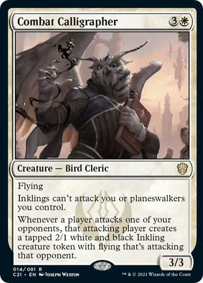 Image for Combat Calligrapher (Commander 2021) (14) - Magic: The Gathering