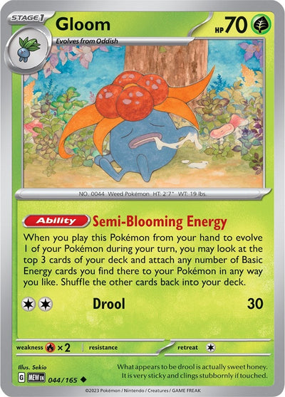 Gloom (SV: Scarlet &amp; Violet 151) (044/165) 
