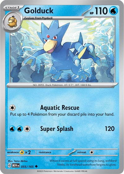 Golduck (SV: Scarlet &amp; Violet 151) (055/165) 