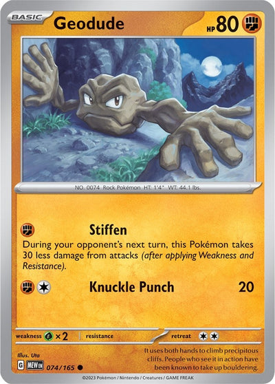 Geodude (SV: Scarlet & Violet 151) (074/165)