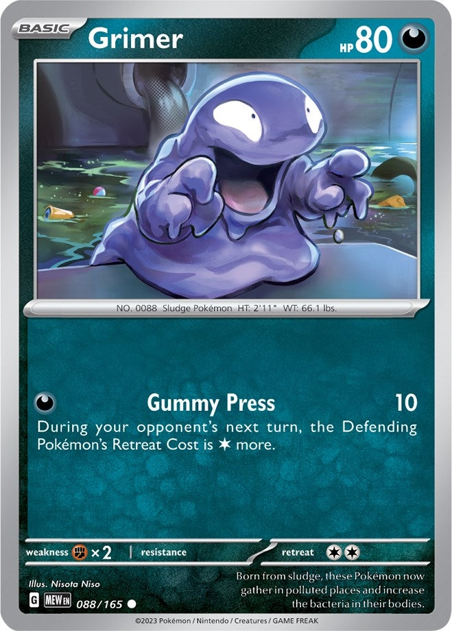 Grimer (SV: Scarlet & Violet 151) (088/165)