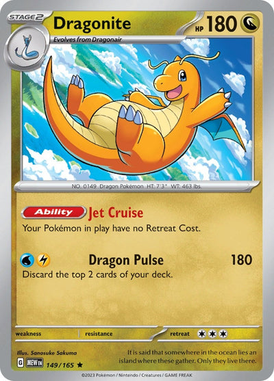Dragonite (SV: Scarlet & Violet 151) (149/165)