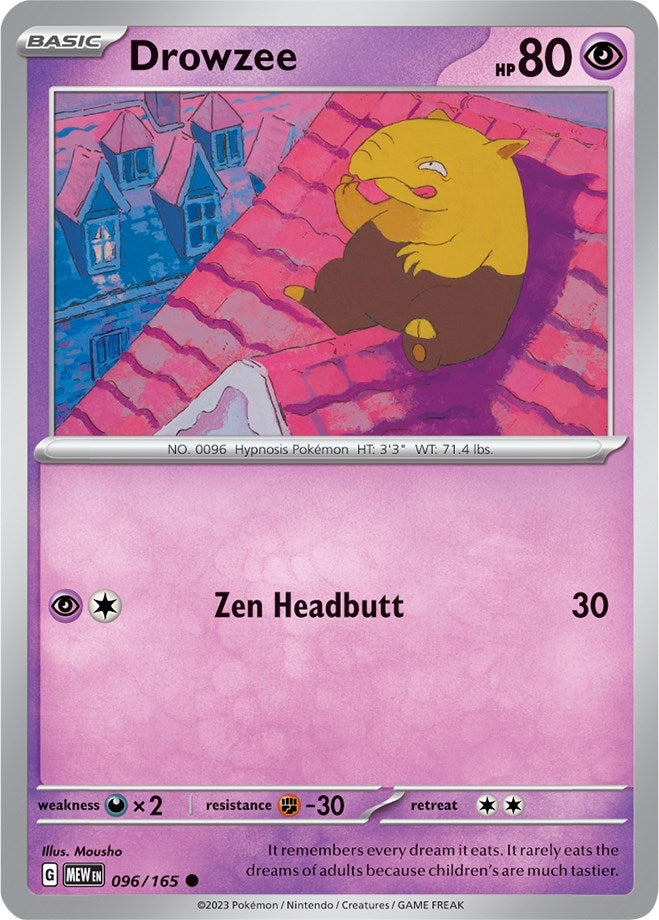 Drowzee (SV: Scarlet &amp; Violet 151) (096/165) 