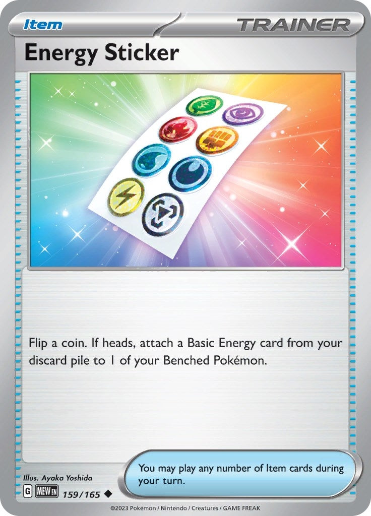 Energy Sticker (SV: Scarlet &amp; Violet 151) (159/165) 