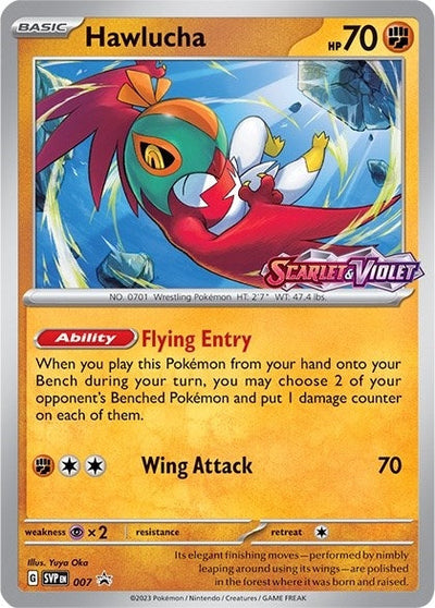 Hawlucha - 007 (Prerelease) (SV: Scarlet &amp; Violet Promo Cards) (007) 