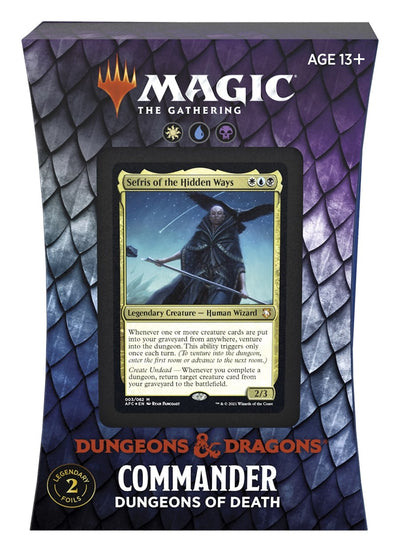 Image for Adventures in the Forgotten Realms - Dungeons of Death Commander Deck (AFC)