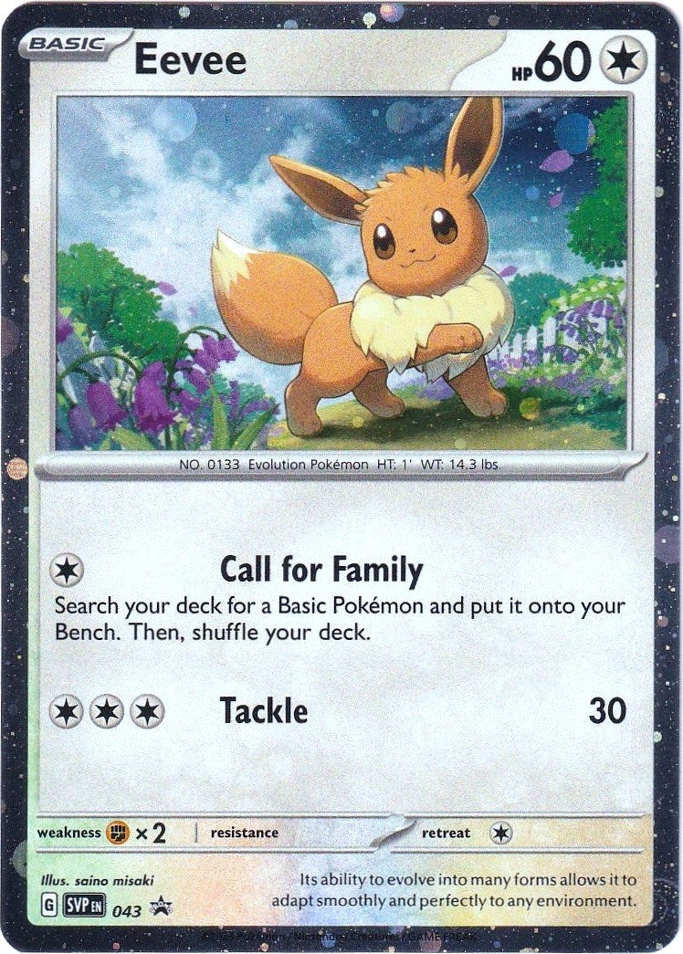 Eevee - 043 (SV: Scarlet &amp; Violet Promo Cards) (043) 