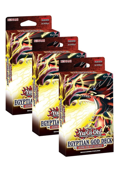 Image for Egyptian God Deck: Slifer the Sky Dragon [1st Edition] - Set of 3 [Egyptian God Deck: Slifer the Sky Dragon]