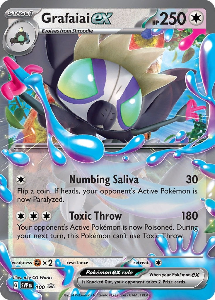 Grafaiai ex - 100 (SV: Scarlet &amp; Violet Promo Cards) (100) 