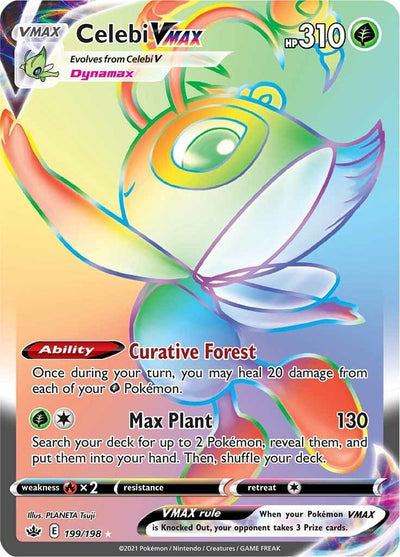 Image for Celebi VMAX (Secret) (SWSH06: Chilling Reign) (199/198) - Pokemon