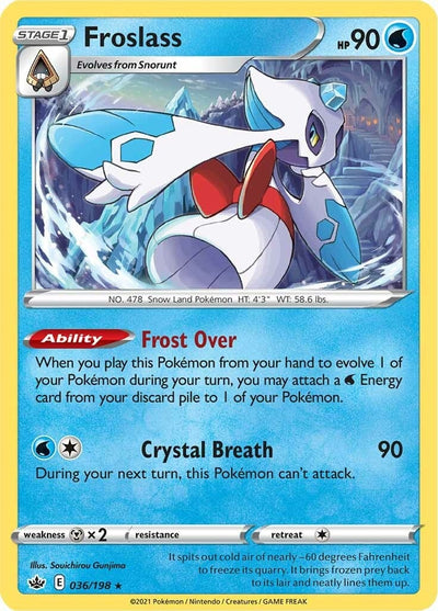 Image for Froslass (SWSH06: Chilling Reign) (036/198) - Pokemon