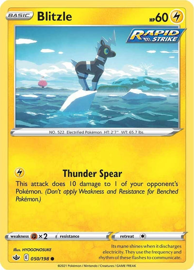 Image for Blitzle (SWSH06: Chilling Reign) (050/198) - Pokemon
