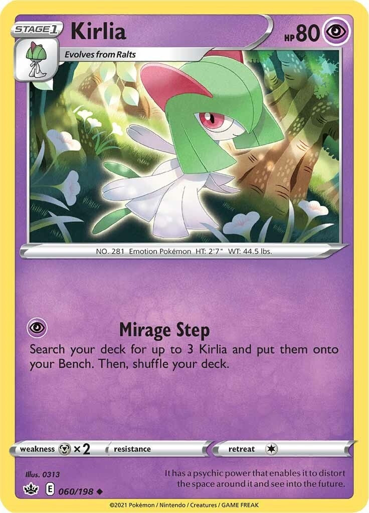 Image for Kirlia (SWSH06: Chilling Reign) (060/198) - Pokemon