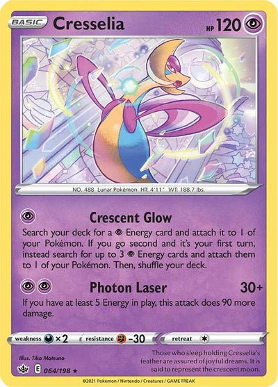 Image for Cresselia (SWSH06: Chilling Reign) (064/198) - Pokemon