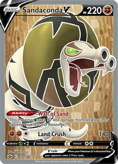 Image for Sandaconda V (Full Art) (SWSH06: Chilling Reign) (175/198) - Pokemon