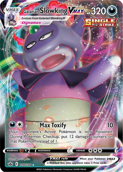 Image for Galarian Slowking VMAX (SWSH06: Chilling Reign) (100/198) - Pokemon