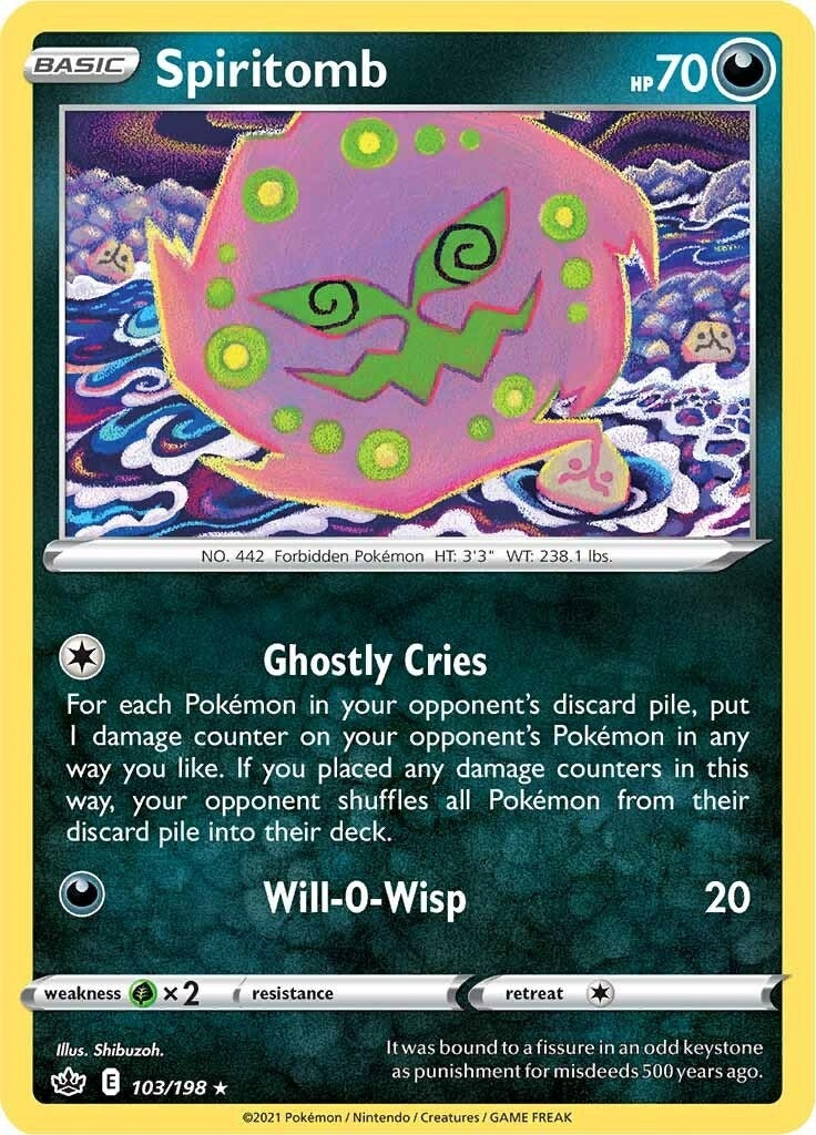 Image for Spiritomb (SWSH06: Chilling Reign) (103/198) - Pokemon