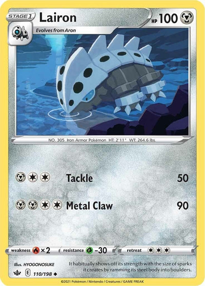Image for Lairon (SWSH06: Chilling Reign) (110/198) - Pokemon