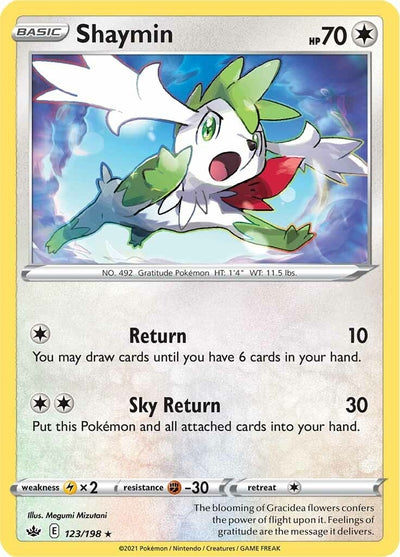 Image for Shaymin (SWSH06: Chilling Reign) (123/198) - Pokemon