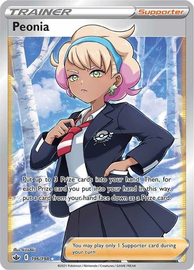 Image for Peonia (Full Art) (SWSH06: Chilling Reign) (196/198) - Pokemon