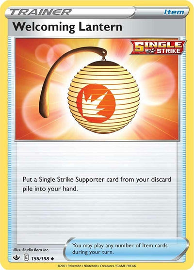 Image for Welcoming Lantern (SWSH06: Chilling Reign) (156/198) - Pokemon