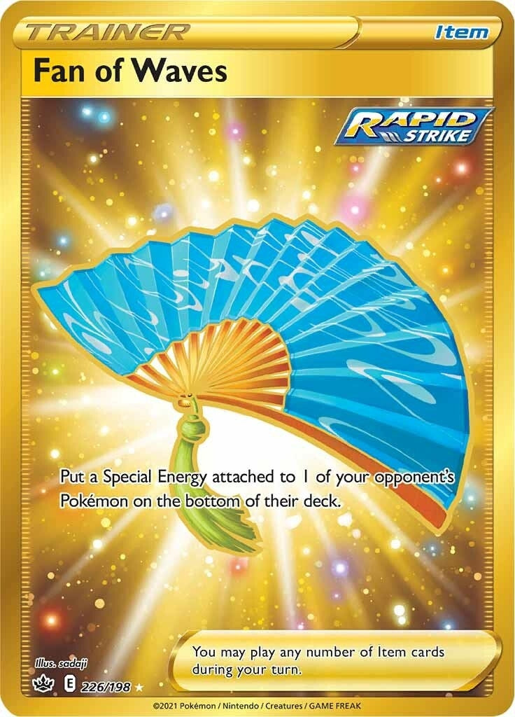Image for Fan of Waves (Secret) (SWSH06: Chilling Reign) (226/198) - Pokemon