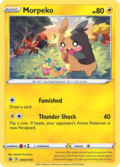 Image for Morpeko - SWSH116 (SWSH: Sword & Shield Promo Cards) (SWSH116) - Pokemon