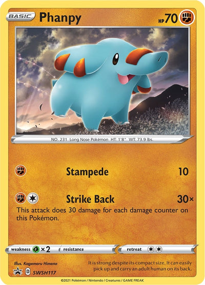 Image for Phanpy - SWSH117 (SWSH: Sword & Shield Promo Cards) (SWSH117) - Pokemon