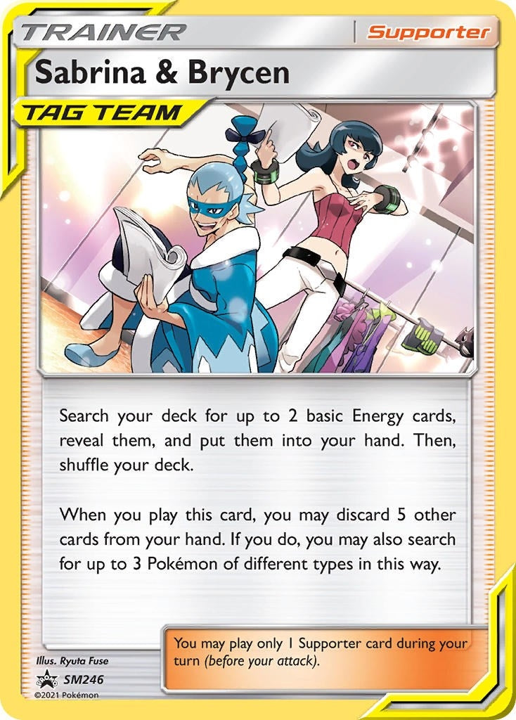 Image for Sabrina & Brycen - SM246 (SM Promos) (SM246) - Pokemon